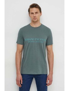 Armani Exchange t-shirt uomo colore verde