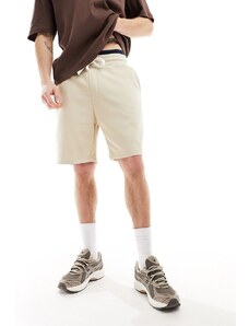 Bershka - Pantaloncini in jersey color pietra-Neutro