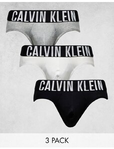 Calvin Klein - Intense Power Cotton Stretch - Confezione da 3 slip multicolore