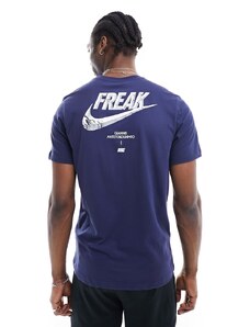 Nike Football Nike Basketball - Giannis Dri-Fit - T-shirt unisex blu navy con grafica