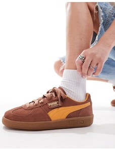 PUMA - Palermo - Sneakers marroni e arancioni-Marrone