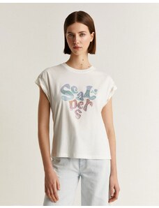 Scalpers - Crystals - T-shirt bianco sporco
