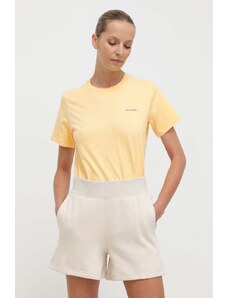 Columbia t-shirt in cotone donna colore giallo