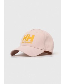 Helly Hansen berretto da baseball in cotone Czapka HH Ball Cap 67434 001 colore rosa 67489