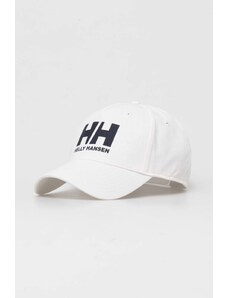 Helly Hansen berretto da baseball in cotone Czapka HH Ball Cap 67434 001 colore beige 67489