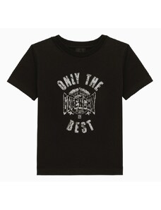 Givenchy T-shirt nera in cotone con logo