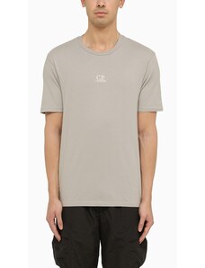 C.P. Company T-shirt grigia in cotone con logo