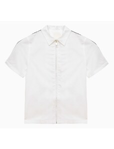 Givenchy Camicia bianca in cotone con zip