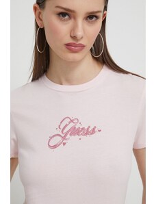 Guess Originals t-shirt in cotone donna colore rosa