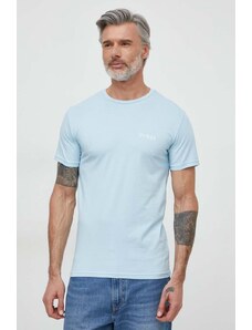Guess t-shirt uomo colore blu