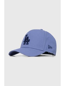 New Era berretto da baseball in cotone colore blu con applicazione LOS ANGELES DODGERS