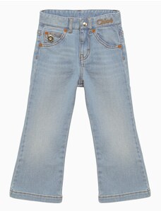 Chloé Jeans in denim effetto slavato