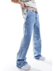 Tommy Jeans - Clare - Jeans a fondo ampio e vita alta lavaggio chiaro-Blu