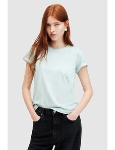 AllSaints t-shirt in cotone ANNA donna colore turchese
