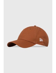 New Era berretto da baseball in cotone colore marrone