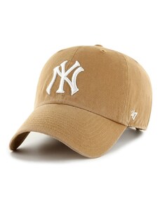 '47 BRAND - Cappello da baseball Clean Up New York Yankees - Colore: Marrone,Taglia: TU