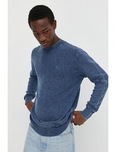 G-Star Raw maglione in cotone colore blu