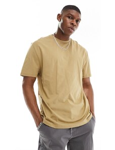 ASOS DESIGN - T-shirt girocollo comoda marrone