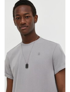 G-Star Raw t-shirt in cotone uomo colore grigio