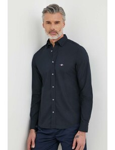 Gant camicia in cotone uomo colore nero