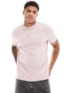 ASOS DESIGN - T-shirt girocollo rosa