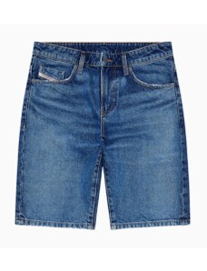 Shorts di jeans slim blu medio uomo diesel 0dqag 28