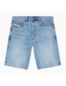 Shorts di jeans regular blu chiaro uomo diesel 0dqaf 28