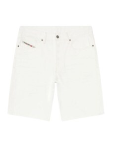 Shorts di jeans regular bianco uomo diesel 0civn 28