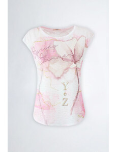 T-shirt rosa donna yes-zee smanicata t235-y302 s