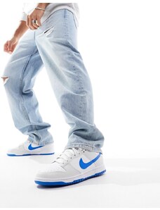 Nike - Dunk Low Retro - Sneakers bianco sporco e blu