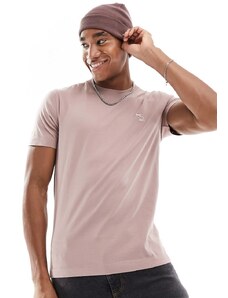 Abercrombie & Fitch - Elevated Icon - T-shirt color talpa con logo-Neutro