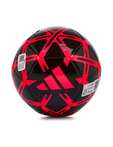 Pallone da calcio mini nero con dettagli rossi adidas Starlancer Mini