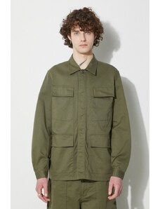 Universal Works giacca Mw Fatigue Jacket uomo colore verde 166.LIGHT.OLIVE