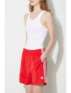 adidas Originals pantaloncini donna colore rosso con applicazione IP2957