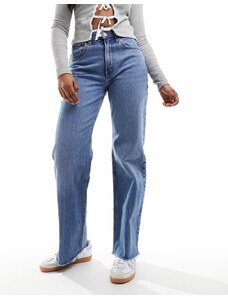 Abercrombie & Fitch - Curve Love - Jeans comodi anni '90 blu medio