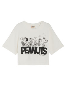 Freddy T-shirt donna corta in jersey con grafica Peanuts