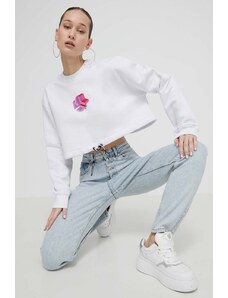 Karl Lagerfeld Jeans felpa donna colore bianco