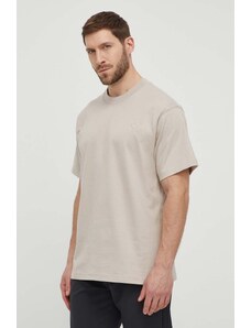 adidas Originals t-shirt in cotone Adicolor Contempo Tee uomo colore beige con applicazione IP2773