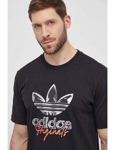 adidas Originals t-shirt in cotone uomo colore nero IS0227