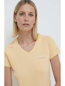 Columbia maglietta sportiva Zero Rules colore giallo 1533571