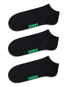 Happy Socks calzini Solid Low pacco da 3 colore nero