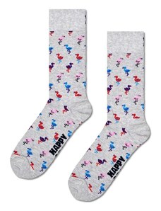 Happy Socks calzini Flamingo Sock colore grigio
