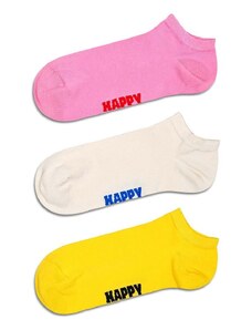 Happy Socks calzini Solid Low Socks pacco da 3