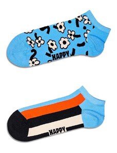 Happy Socks calzini Blue Low Socks pacco da 2