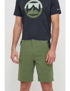 Columbia pantaloncini da esterno Triple Canyon Short II colore verde 2071973