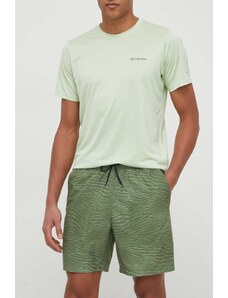 Columbia pantaloncini da esterno Black Mesa Lightweight colore verde 2072331