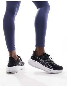 Asics - Gel-Cumulus 26 - Sneakers da corsa nere e color cemento-Nero