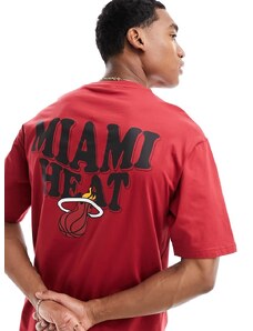 New Era - Miami Heat - T-shirt rossa-Rosso