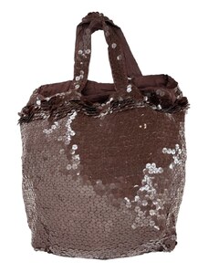 P.A.R.O.S.H. borsa donna marrone con applicazioni paillettes
