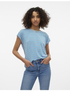 Vero Moda - T-shirt oversize a righe blu